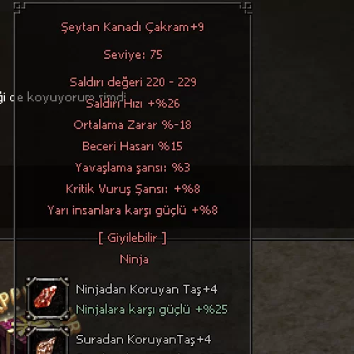  +9 15 BECERİ ŞEYTAN KANADI ÇAKRAMI